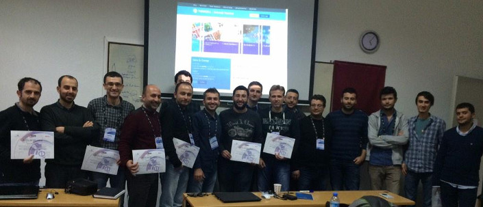 Akademik Bilişim 2015 Android C Kurs sonu fotoğrafı