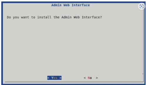 admin web arayüzü