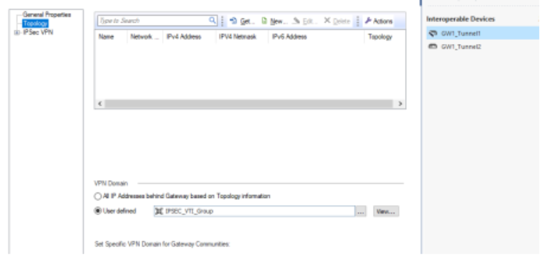 Checkpoint Route Base VPN-VTI Tunnel Interface 