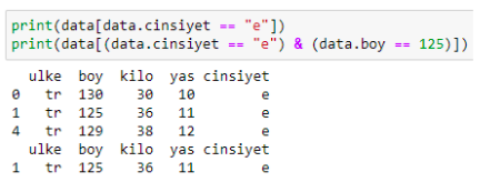 Pandas ile Veri Analizi